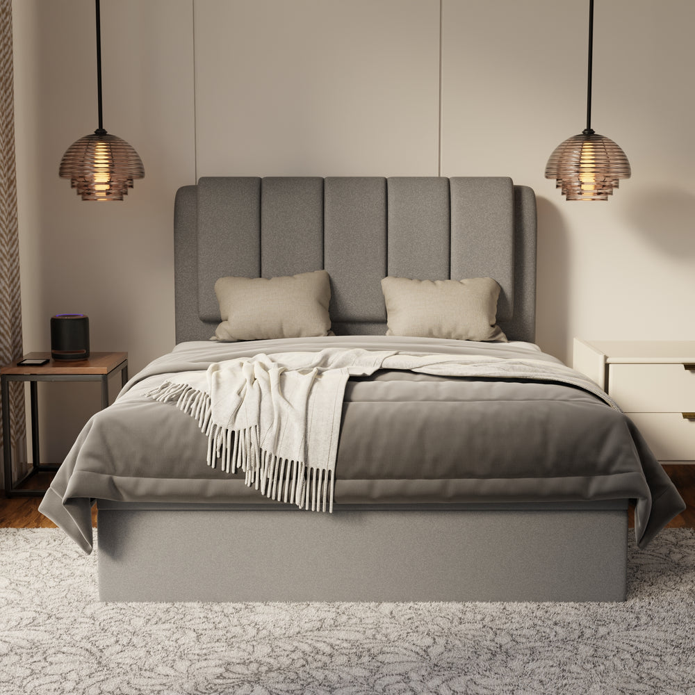 Asteron Fabric Storage Bed Frame (Water Repellent & Pet Friendly) by Somnuz KH