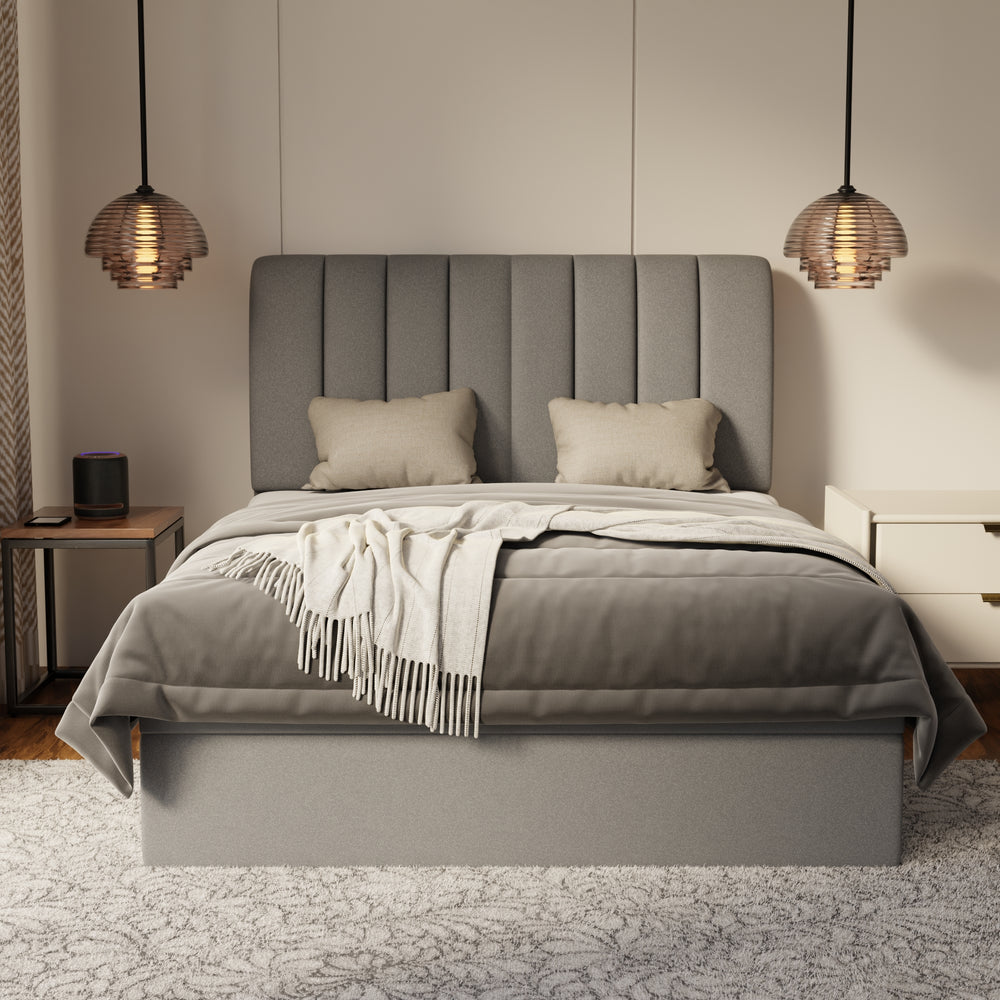 Trevino Fabric Storage Bed Frame (Water Repellent & Pet Friendly) by Somnuz KH