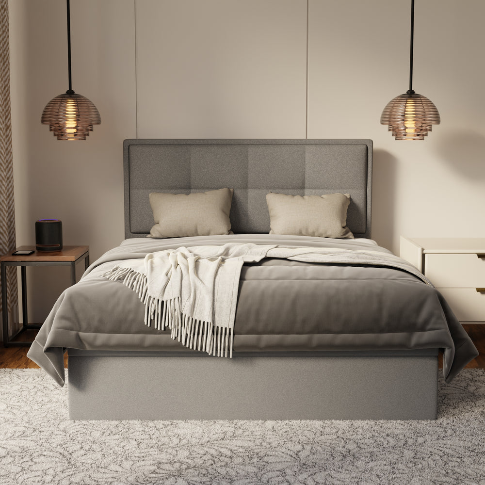Solvane Fabric Storage Bed Frame (Water Repellent & Pet Friendly) by Somnuz KH