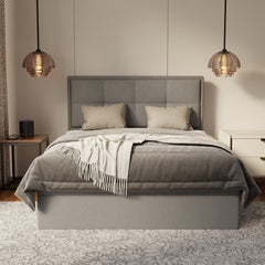 Solvane Fabric Storage Bed Frame (Water Repellent & Pet Friendly) by Somnuz KH