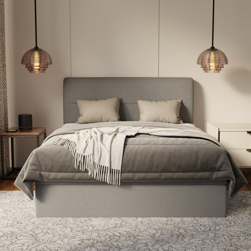 Lysara Fabric Storage Bed Frame (Water Repellent & Pet Friendly) by Somnuz KH