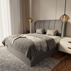 Brinley Fabric Storage Bed Frame (Water Repellent & Pet Friendly) by Somnuz KH