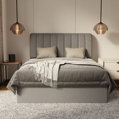 Kuro Fabric Storage Bed Frame (Water Repellent & Pet Friendly) by Somnuz KH
