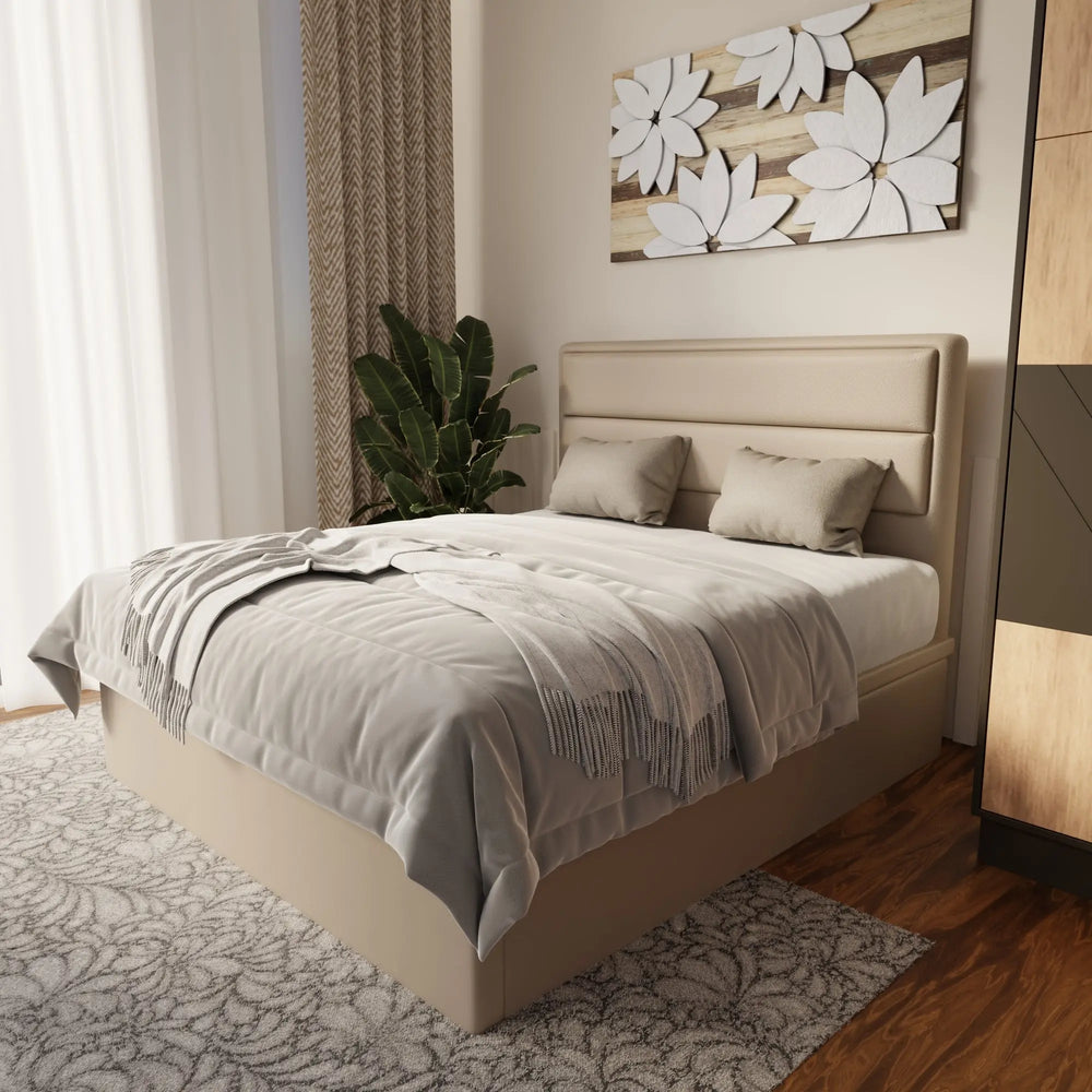 Zorvain Faux Leather Storage Bed Frame (Pet Friendly) by Somnuz KH