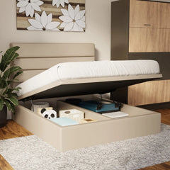 Corlune Faux Leather Storage Bed Frame (Pet Friendly) by Somnuz KH