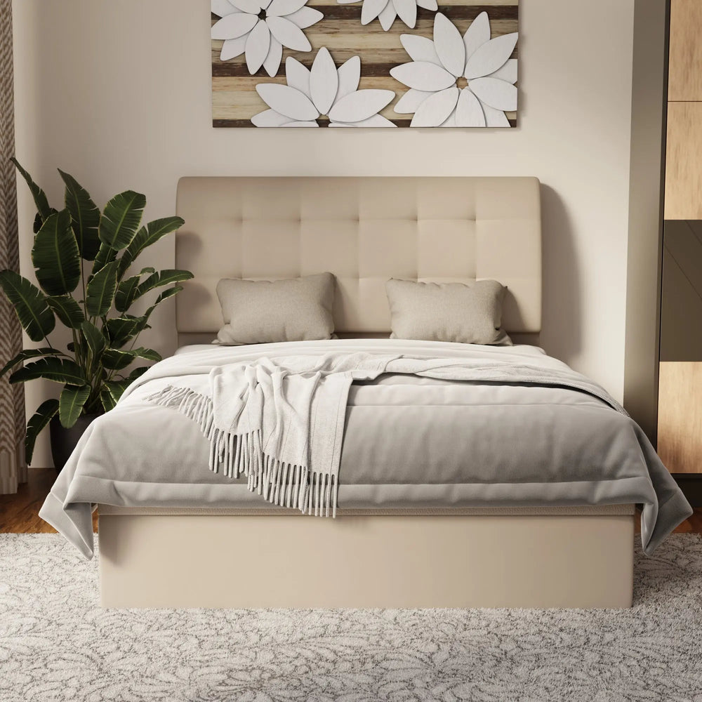 Haldor Faux Leather Storage Bed Frame (Pet Friendly) by Somnuz KH