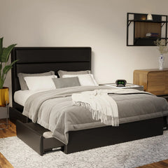 Zorvain Faux Leather Drawer Bed Frame (Pet Friendly) by Somnuz KH