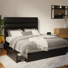 Corlune Faux Leather Drawer Bed Frame (Pet Friendly) by Somnuz KH