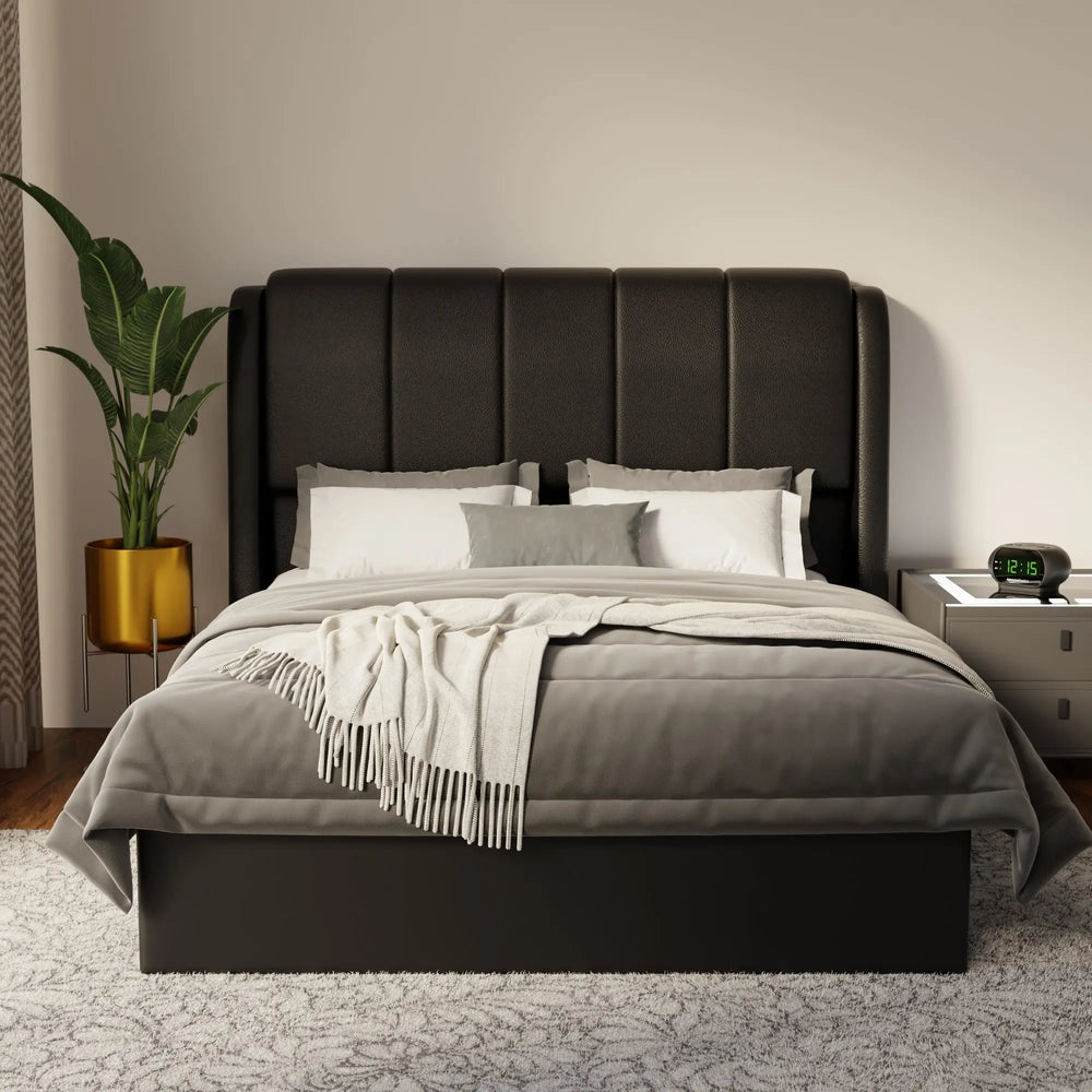 Brinley Faux Leather Drawer Bed Frame (Pet Friendly) by Somnuz KH