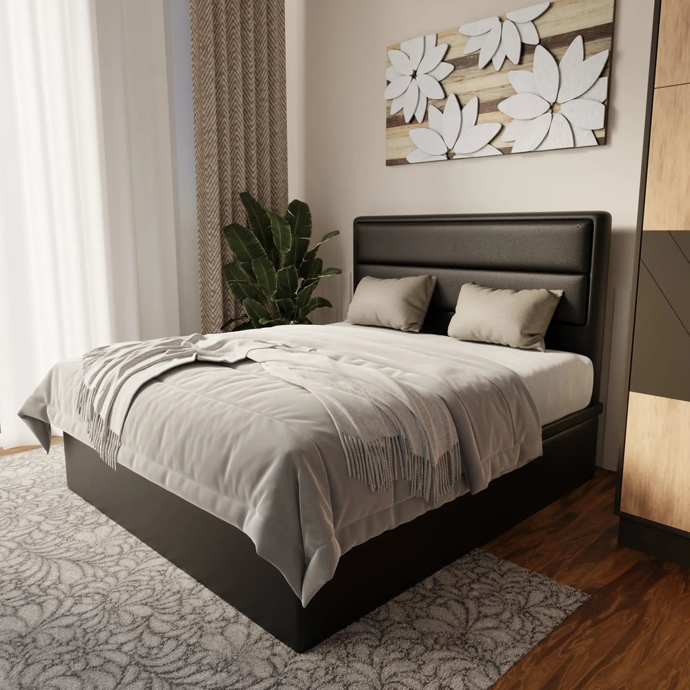 Zorvain Faux Leather Storage Bed Frame (Pet Friendly) by Somnuz KH