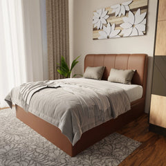 Caldrin Faux Leather Storage Bed Frame (Pet Friendly) by Somnuz KH