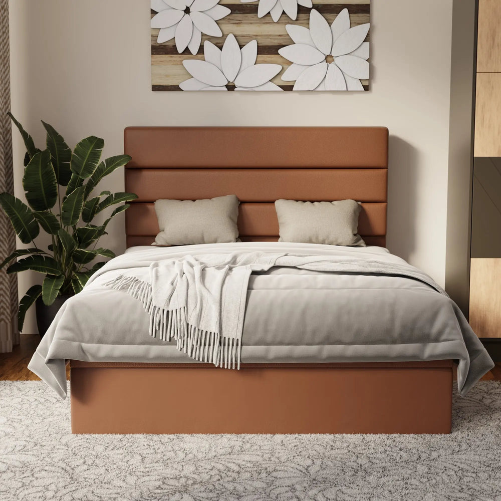 Corlune Faux Leather Storage Bed Frame (Pet Friendly) by Somnuz KH
