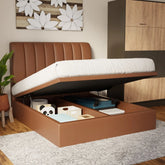 Trevino Faux Leather Storage Bed Frame (Pet Friendly) by Somnuz KH