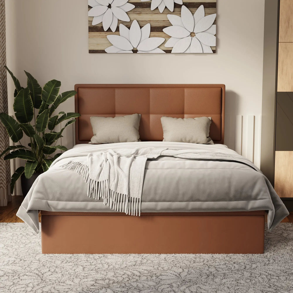 Solvane Faux Leather Storage Bed Frame (Pet Friendly) by Somnuz KH