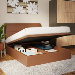 Lysara Faux Leather Storage Bed Frame (Pet Friendly) by Somnuz KH