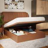 Brinley Faux Leather Storage Bed Frame (Pet Friendly) by Somnuz KH