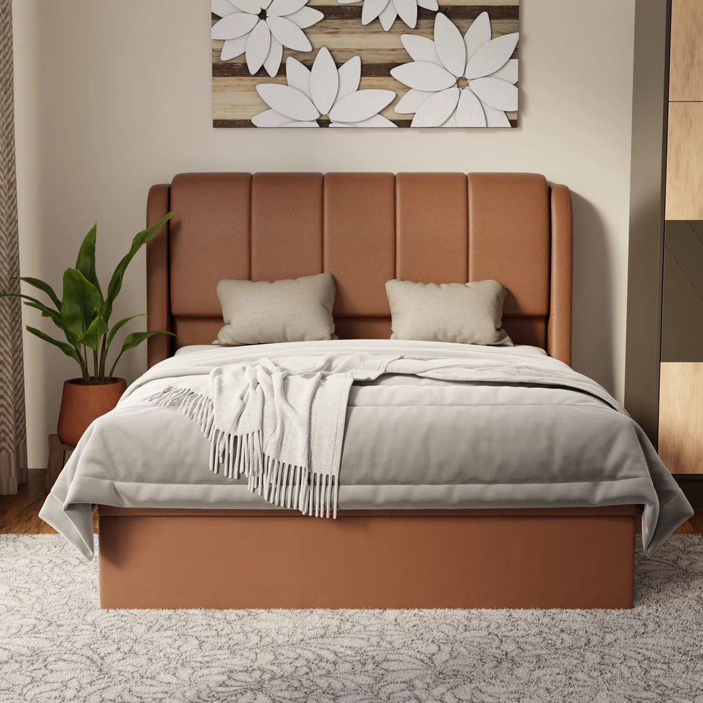 Brinley Faux Leather Storage Bed Frame (Pet Friendly) by Somnuz KH