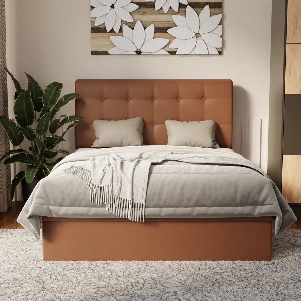 Endora Faux Leather Storage Bed Frame (Pet Friendly) by Somnuz KH