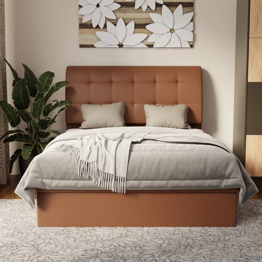 Haldor Faux Leather Storage Bed Frame (Pet Friendly) by Somnuz KH