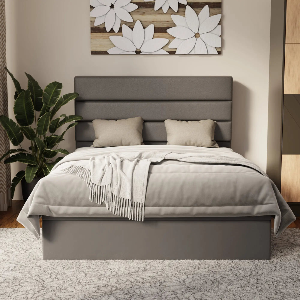 Corlune Faux Leather Storage Bed Frame (Pet Friendly) by Somnuz KH