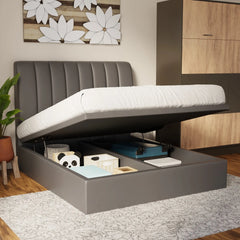 Trevino Faux Leather Storage Bed Frame (Pet Friendly) by Somnuz KH