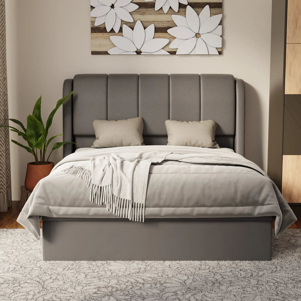 Brinley Faux Leather Storage Bed Frame (Pet Friendly) by Somnuz KH