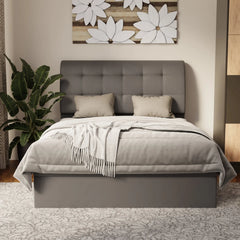 Haldor Faux Leather Storage Bed Frame (Pet Friendly) by Somnuz KH