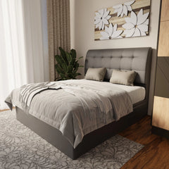 Haldor Faux Leather Storage Bed Frame (Pet Friendly) by Somnuz KH