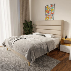 Corlune Faux Leather Bed Frame (Pet Friendly) by Somnuz KH