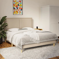 Bravelle Faux Leather Bed Frame (Pet Friendly) by Somnuz KH