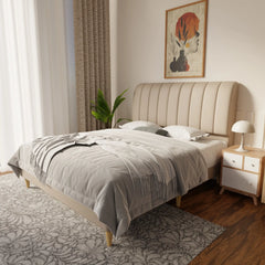 Kuro Faux Leather Bed Frame (Pet Friendly) by Somnuz KH