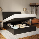 Lyra Genuine Leather Storage Bed (Gas Lift) By Somnuz SSE