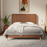 Caldrin Faux Leather Bed Frame (Pet Friendly) by Somnuz KH