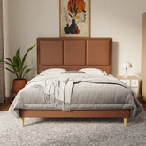 Velmira Faux Leather Bed Frame (Pet Friendly) by Somnuz KH