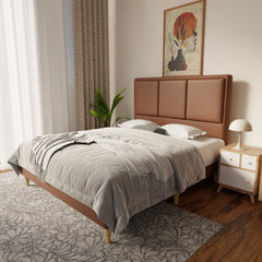Velmira Faux Leather Bed Frame (Pet Friendly) by Somnuz KH