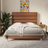 Corlune Faux Leather Bed Frame (Pet Friendly) by Somnuz