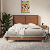Bravelle Faux Leather Bed Frame (Pet Friendly) by Somnuz KH