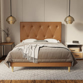 Valen Genuine Leather Bed Frame SSE