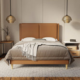 Vance Genuine Leather Bed Frame SSE