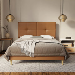 Rylan Genuine Leather Bed Frame SSE