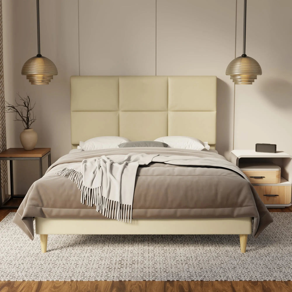 Caspian Genuine Leather Bed Frame SSE