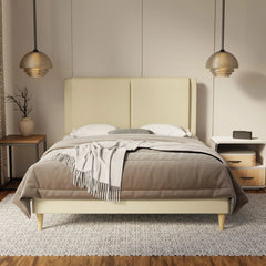 Vance Genuine Leather Bed Frame SSE