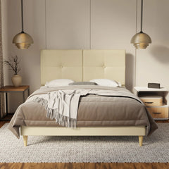 Rylan Genuine Leather Bed Frame SSE