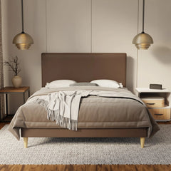 Kira Genuine Leather Bed Frame SSE