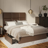 Caspian Genuine Leather Drawer Bed SSE