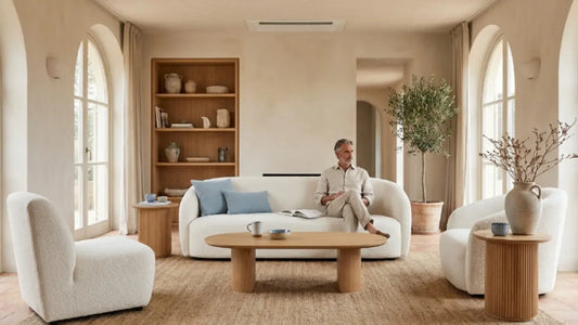 Wooden furniture in an air-conditioned Singapore home with proper placement and care