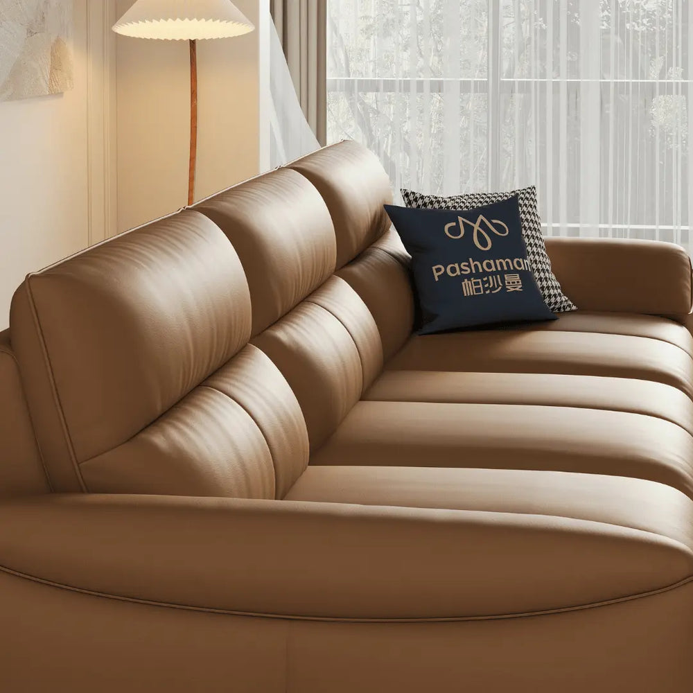 Ginny Leather Electric Sofa Bed - Esteller