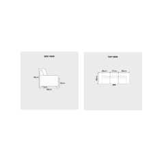 Sylva Fabric Recliner Sofa (Pet Friendly & Easy Clean)