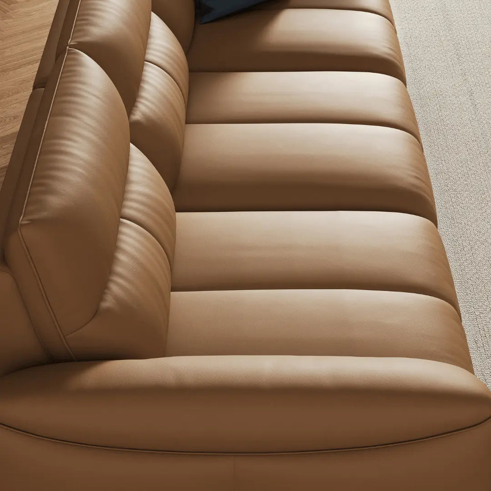 Ginny Leather Electric Sofa Bed - Esteller