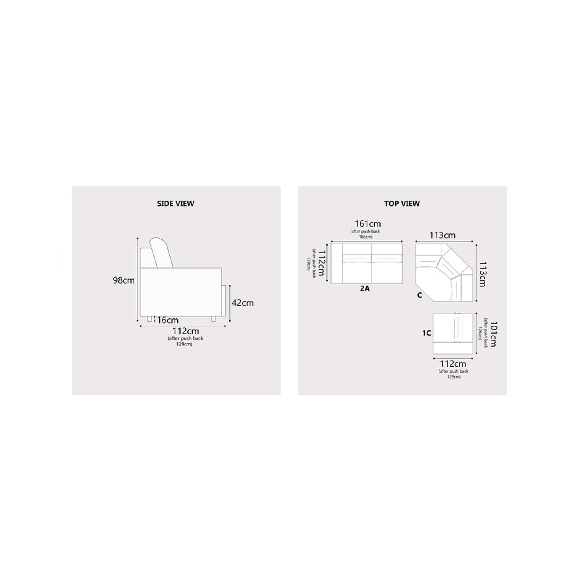 Istren Fabric Adjustable Backrest & Armrest Corner Sofa (Pet Friendly & Easy Clean)